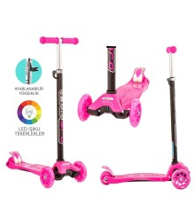 Torutoys Maxi Twist Işıklı Scooter Pembe