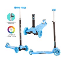Torutoys Mavi Twist Işıklı Scooter