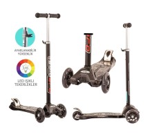 MAXİ TWİST IŞIKLI SCOOTER SİYAH