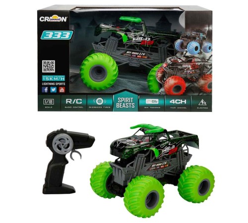 1:18 Uzaktan Kumandalı Spirit Beasts Pick Up USB Şarjlı Araba 25 cm