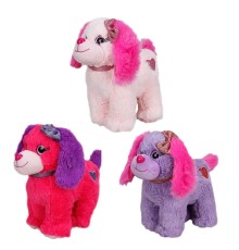 Peluş Köpek Oturan Renkli 25 Cm 1 Adet Fiyatıdır