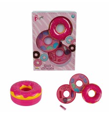 Donut Şekilli 2 Katlı Makyaj Güzellik Seti