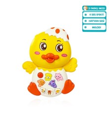 JLG-855-144A IŞIKLI VE MÜZİKLİ ÖRDEK BEBEK -VRD