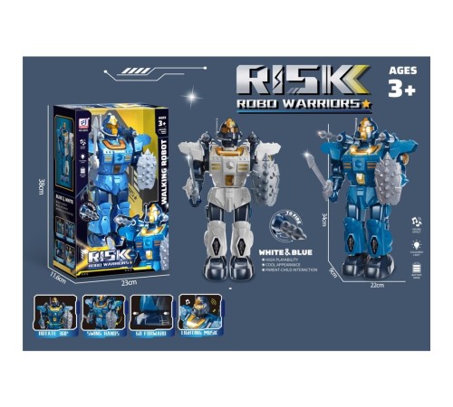 IŞIKLI MÜZİKLİ ROKET ATAN ROBOT -VRD