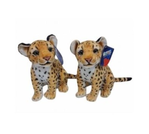 PL50134 25 CM OTURAN KÜÇÜK KAHVERENGİ LEOPAR-HLY