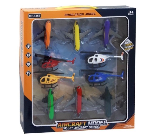D003-4W METAL UÇAK HELİKOPTER