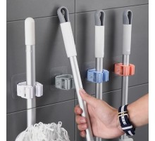 Yapışkanlı Pratik Mop Tutucu 4 Adet Beyaz