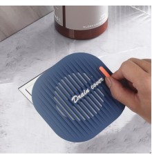 Süzgeçli Lavabo Gider Koruyucu Mat Gri