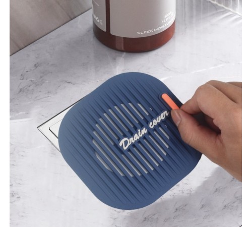 Süzgeçli Lavabo Gider Koruyucu Mat Gri