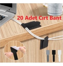 20 Adet Kendinden Yapışkanlı Cırt Cırtlı Bant