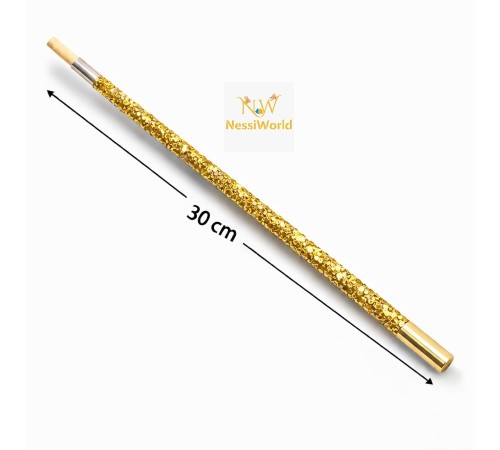 30 cm Altın Gold Payetli Sigara Tutacağı – 1920’ler Gatsby Parti Aksesuarı