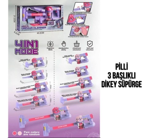 096-17A PİLLİ PEMBE SÜPÜRGE-PSF