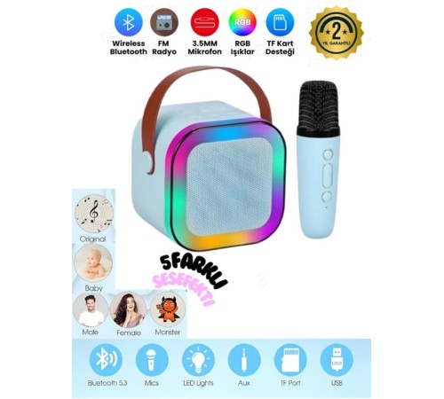 FP-K12 KARAOKE WİRELESS SPEAKER