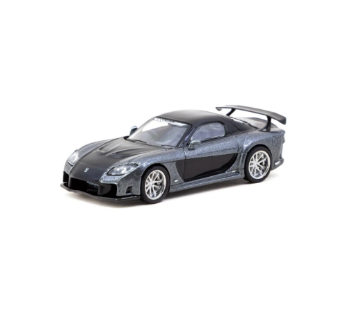 1/64 Mazda RX-7 VeilSide Fortune7 Grey Metallic / Black