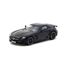 1/64 Model Araç Benz SLS AMG Coupé Black Series Black Metallic - Singapore Special Edition