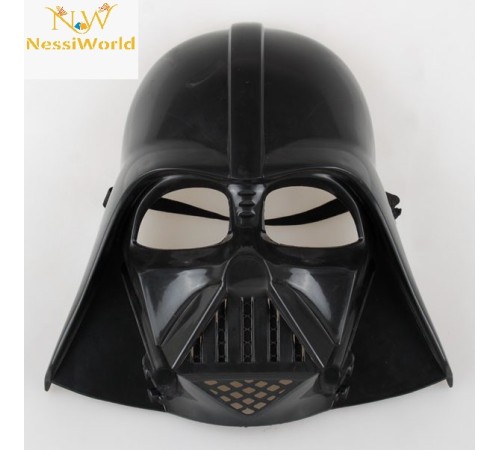 Çocuk Boy Yıldız Savaşları Darth Vader Maskesi ve 90 cm Pelerin Seti Siyah