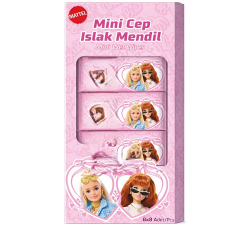 Islak Mini Cep Mendili 8'li