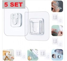 Geçmeli Klips Eşya Sabitleme Askısı 5 SET