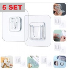 Geçmeli Klips Eşya Sabitleme Askısı 5 SET