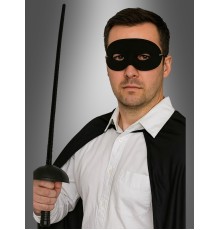 Zorro Kostüm Plastik Aksesuar Seti – Maske ve Kılıç (67 cm)