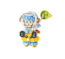 LZ-8827  ASTRONOT MAVİ 390 PARÇA BLOCK OYUNCAK