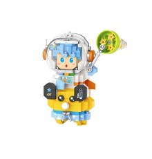 LZ-8827  ASTRONOT MAVİ 390 PARÇA BLOCK OYUNCAK