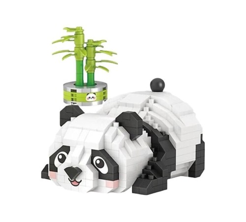 LZ-8804  DİNLENEN PANDA 340 PARÇA BLOCK OYUNCAK