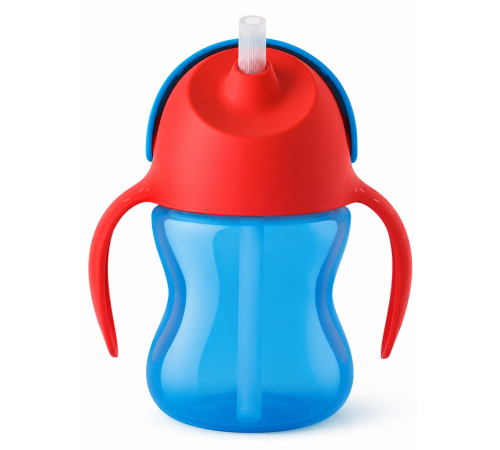 Avent Desenli Pipetli Bardak 200 ml Erkek