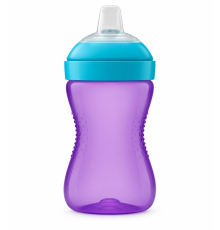 Yumuşak Uçlu Bardak 300 ml Mor