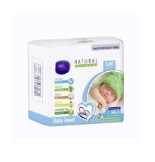 Natural Islak Havlu Mendil 3x60 180 Yaprak