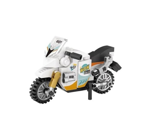 LZ-8624  MOTORSİKLET 120 PARÇA BLOCK OYUNCAK MİNİ POŞET
