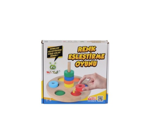 KR136 RENKLİ HALKA EŞLEŞTİRME OYUNU