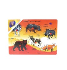 ONY-135-136-137 AHŞAP TUTMALI VAHŞİ HAYVANLAR
