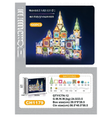 7.5CM Işıklı Blok 100 Parça