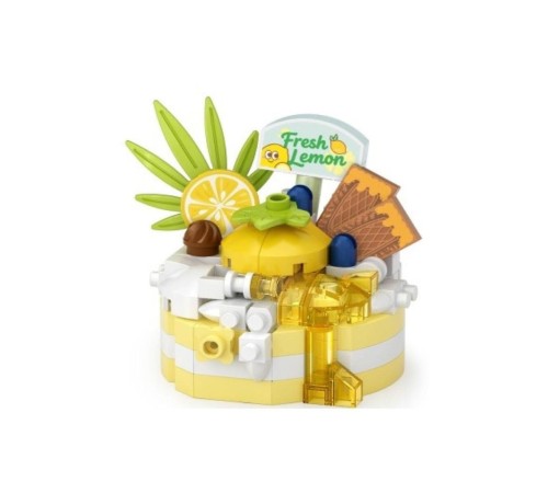 LZ-8643 LİMONLU PASTA 160 PARÇA BLOCK OYUNCAK-MİNİ POŞET