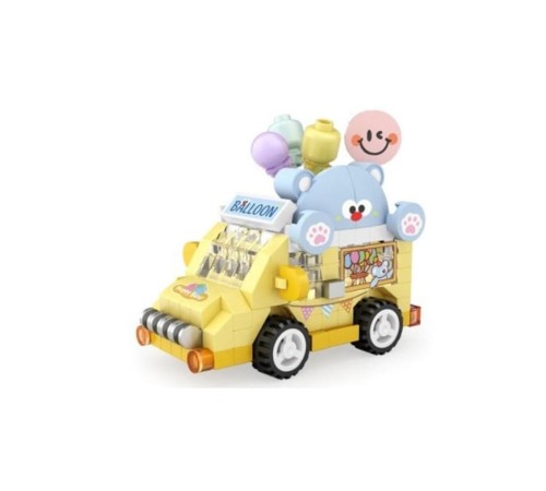 LZ-8639 BALON ARABASI 160 PARÇA BLOCK OYUNCAK-MİNİ POŞET