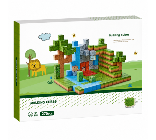 Magnetic Tiles Cubes 275 Parça