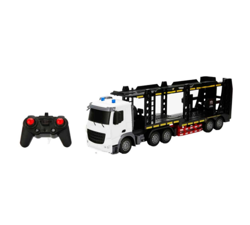 1:18 Sesli ve Işıklı USB Şarjlı Uzaktan Kumandalı Taşıyıcı Kamyon 50 cm