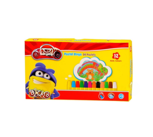 12 Renk Pastel Boya