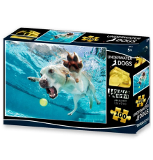 Su Altında Köpek Daisy Puzzle 100 Parça