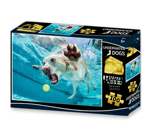 Su Altında Köpek Daisy Puzzle 100 Parça