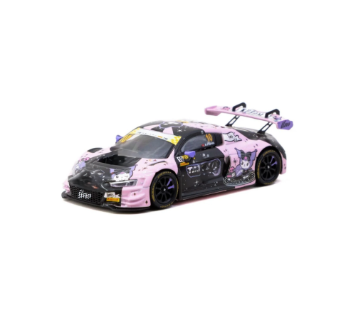 1/64 MODEL ARAÇ R8 LMS GT3 evo II Macau GT Cup - FIA GT World Cup 2024 #10 with Tarmac Cards Combo Set