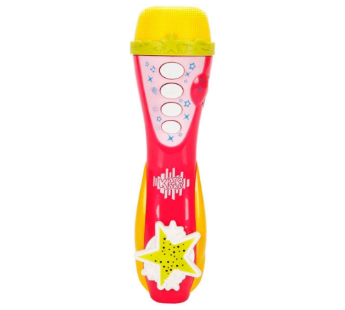Pembe Karaoke Mikrofonu