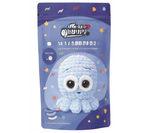 Yeni Başlayanlar İçin Ahtapot Amigurumi Örgü Kiti