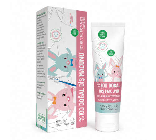 %100 Doğal Diş Macunu Baby&Kids 50 ml
