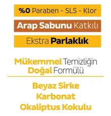 Premium Yüzey Temizlik Havlusu 100 Adet Arap Sabunlu