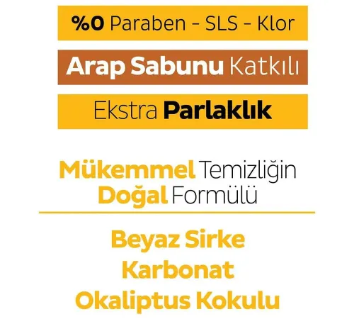 Premium Yüzey Temizlik Havlusu 100 Adet Arap Sabunlu