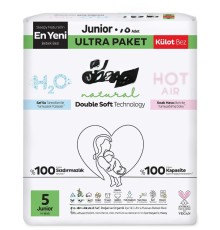Natural Double Soft Külot Bez Ultra Paket 5 Beden 78 Adet