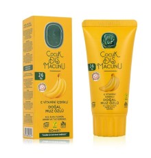Çocuk Diş Macunu 60 ml Muz