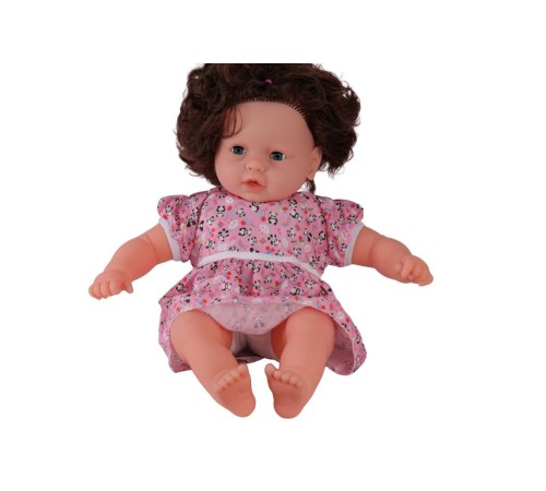0073 60 CM DOLGU GÖVDELİ SAÇLI BÜYÜK BEBEK
